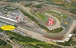 vista aérea <b>tribuna PRINCIPAL</b>, Circuit de Catalunya Montmelo